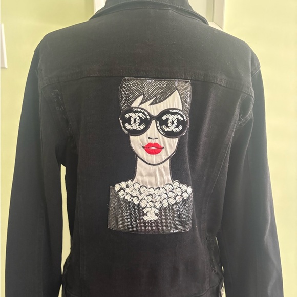 Simply Enough Jackets & Blazers - Black Jean Jacket Classic Style